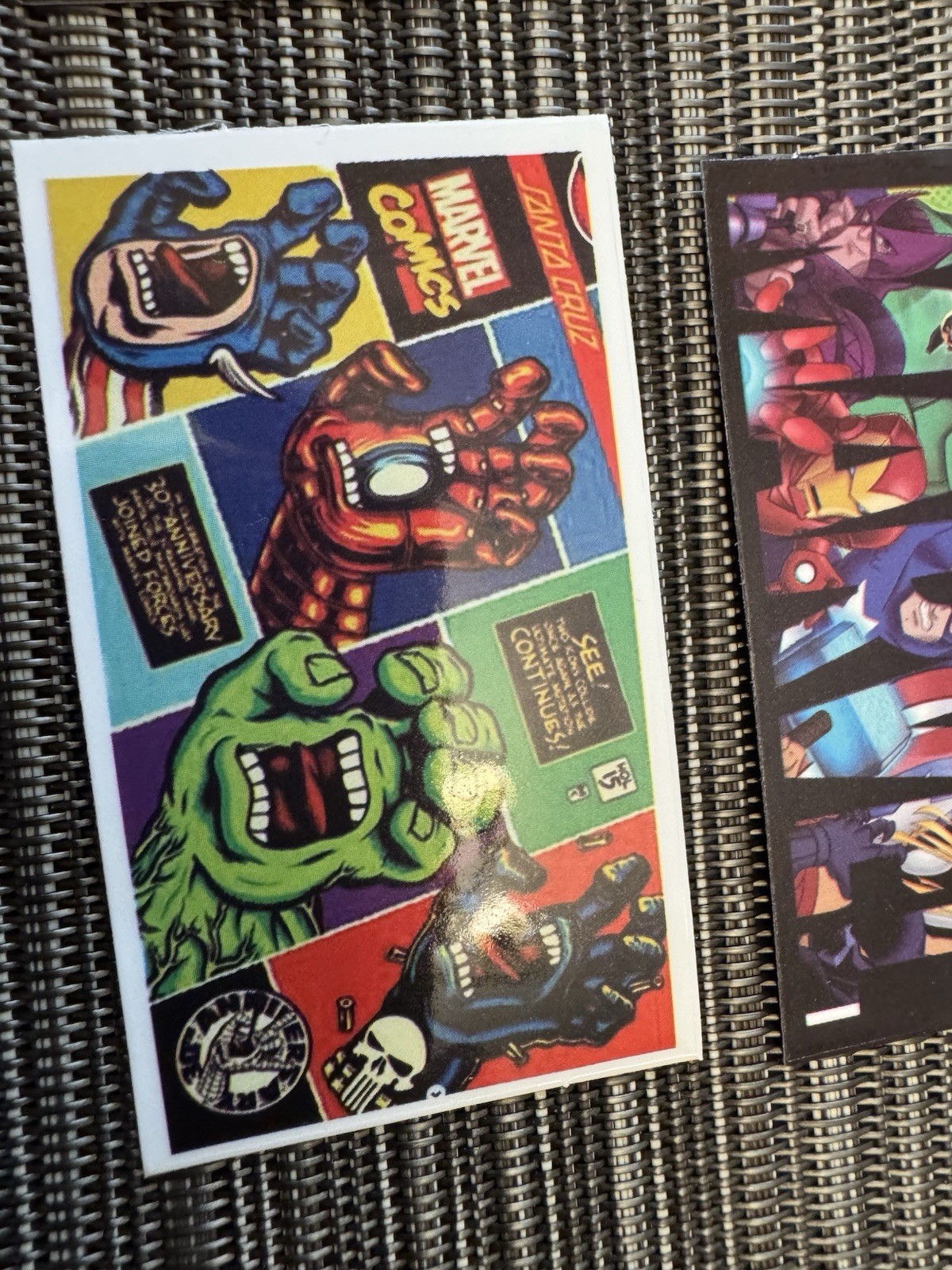 MARVEL COMICS Lot 8 Vending SMALL Sticker Decal Colorful Gaming Entertainment