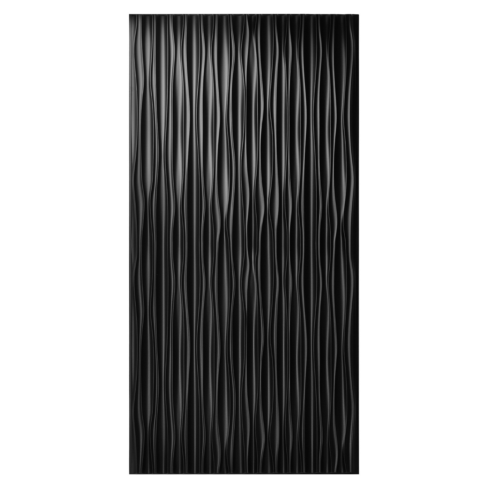 6 Pack 48" x 24" 3D PVC Wall Panels ,Ceilings,Black or White,Tree groove texture