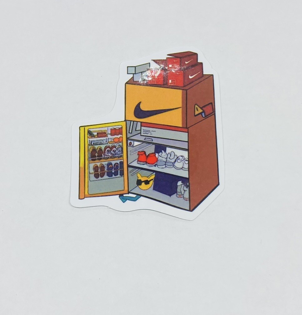 Basketball Sneaker Refrigerator Sticker Sport Art Decal Vinyl Souvenirs Tc6