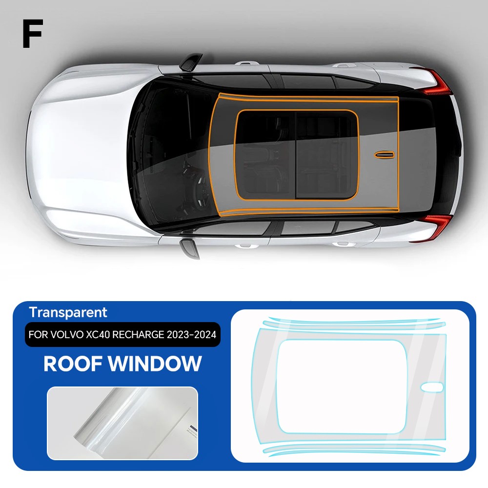 Full Car For Volvo XC40 Recharge 2023-2024 PreCut Paint Protection Film PPF TPU