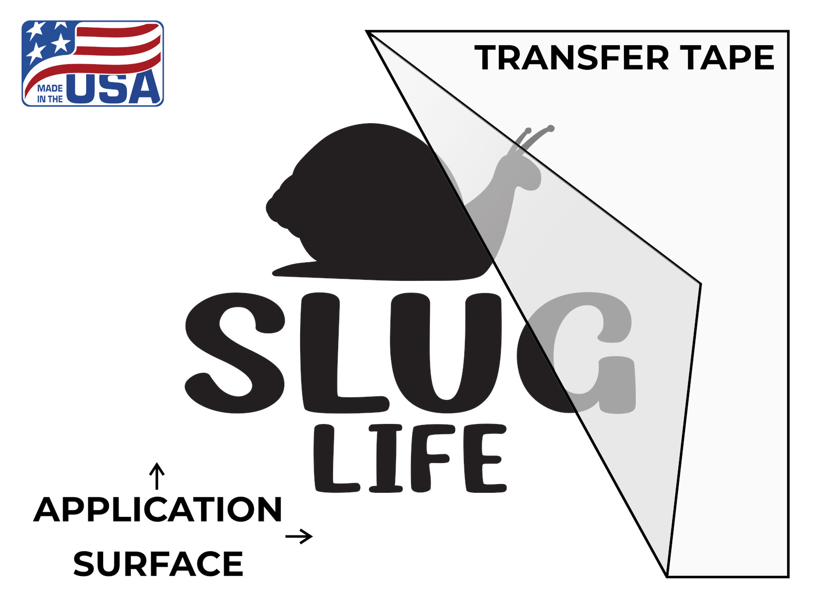 Slug Life Snail Vinyl Decal Car Water Bottle Funny Slow Van Tumbler Sticker
