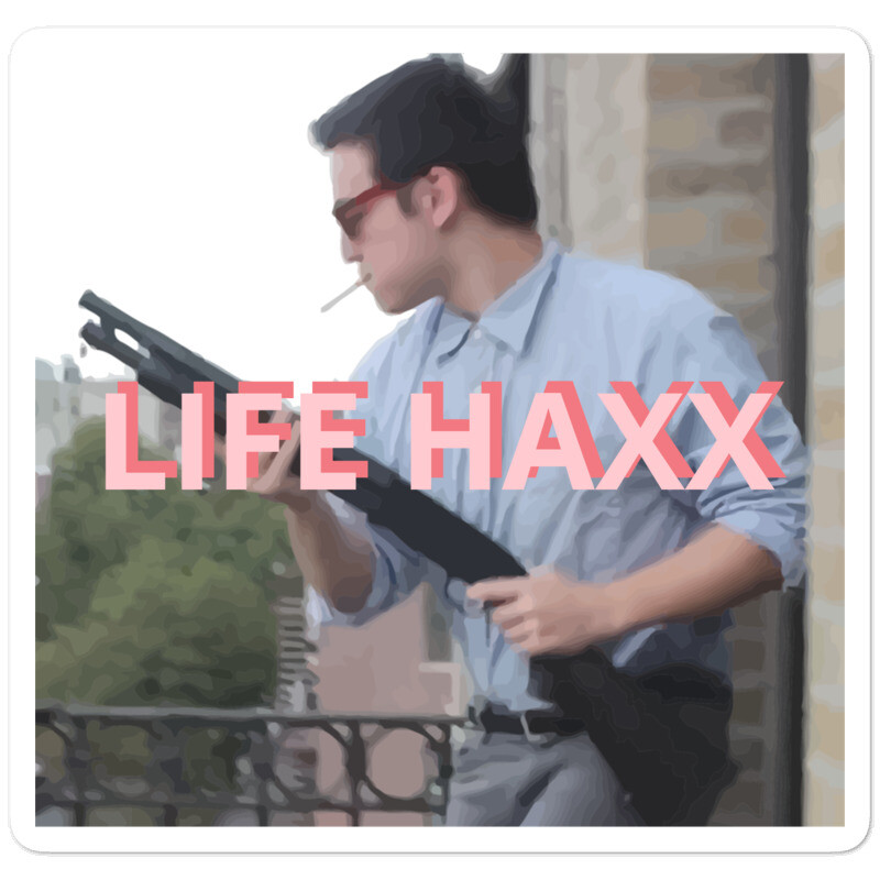 BRAND NEW – Filthy Frank Life Hacks Haxx Shotgun Pink Guy Funny Quality Stickers