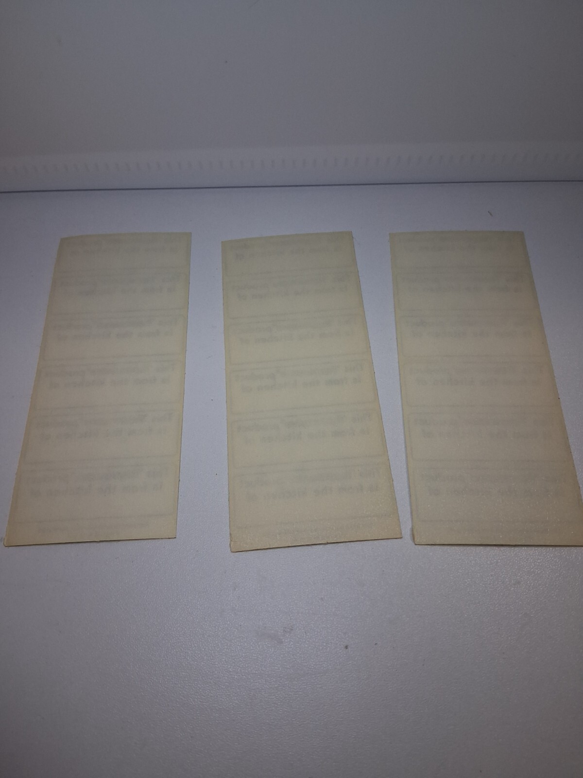 Tupperware Dish Labels Stickers "PRODUCT FROM KITCHEN OF" Tags 3 Sheets 21 Total