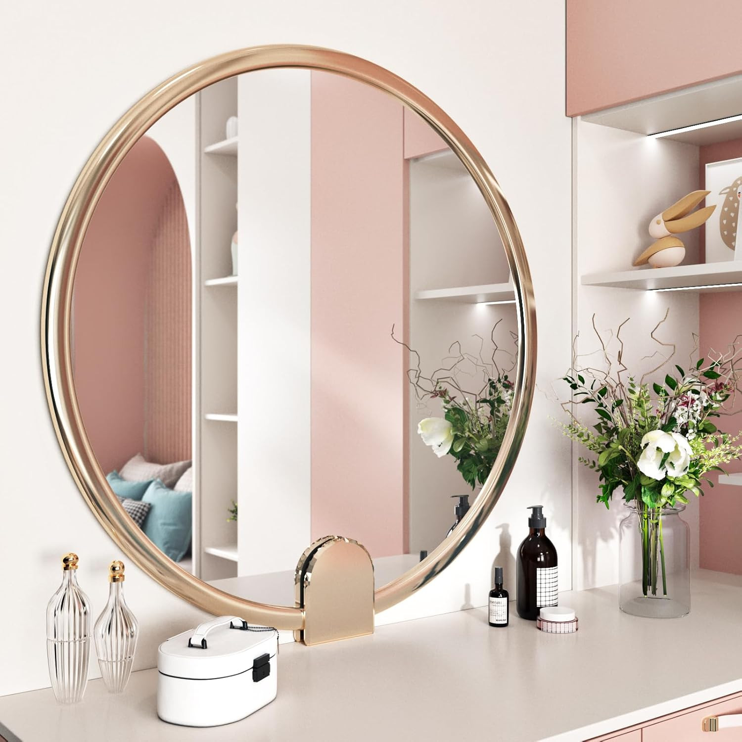 Mirror Sticker for Wall Wallpaper Peel and Stick Self Adhesive Removable Acrylic