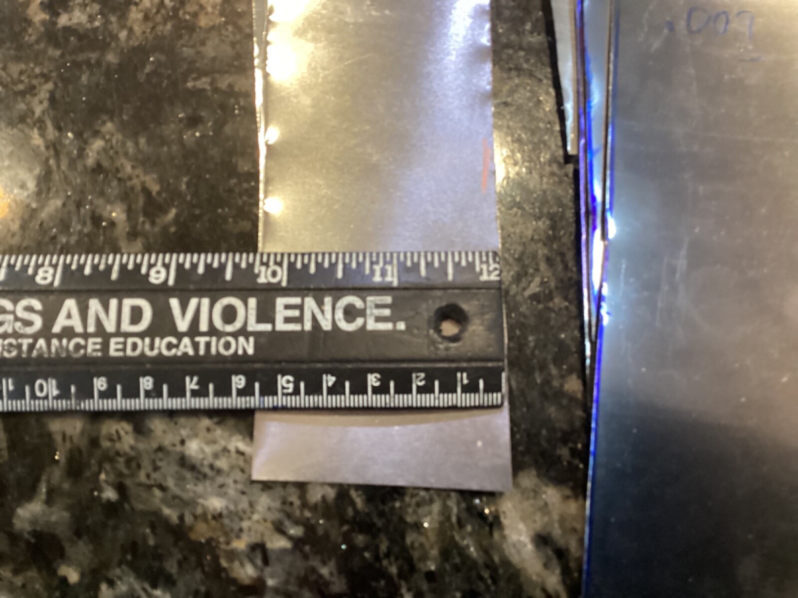 ASSORTMENT OF STEEL SHIM (9 SIZES FROM .001 To .009 (1” x 6" piece of each)!!