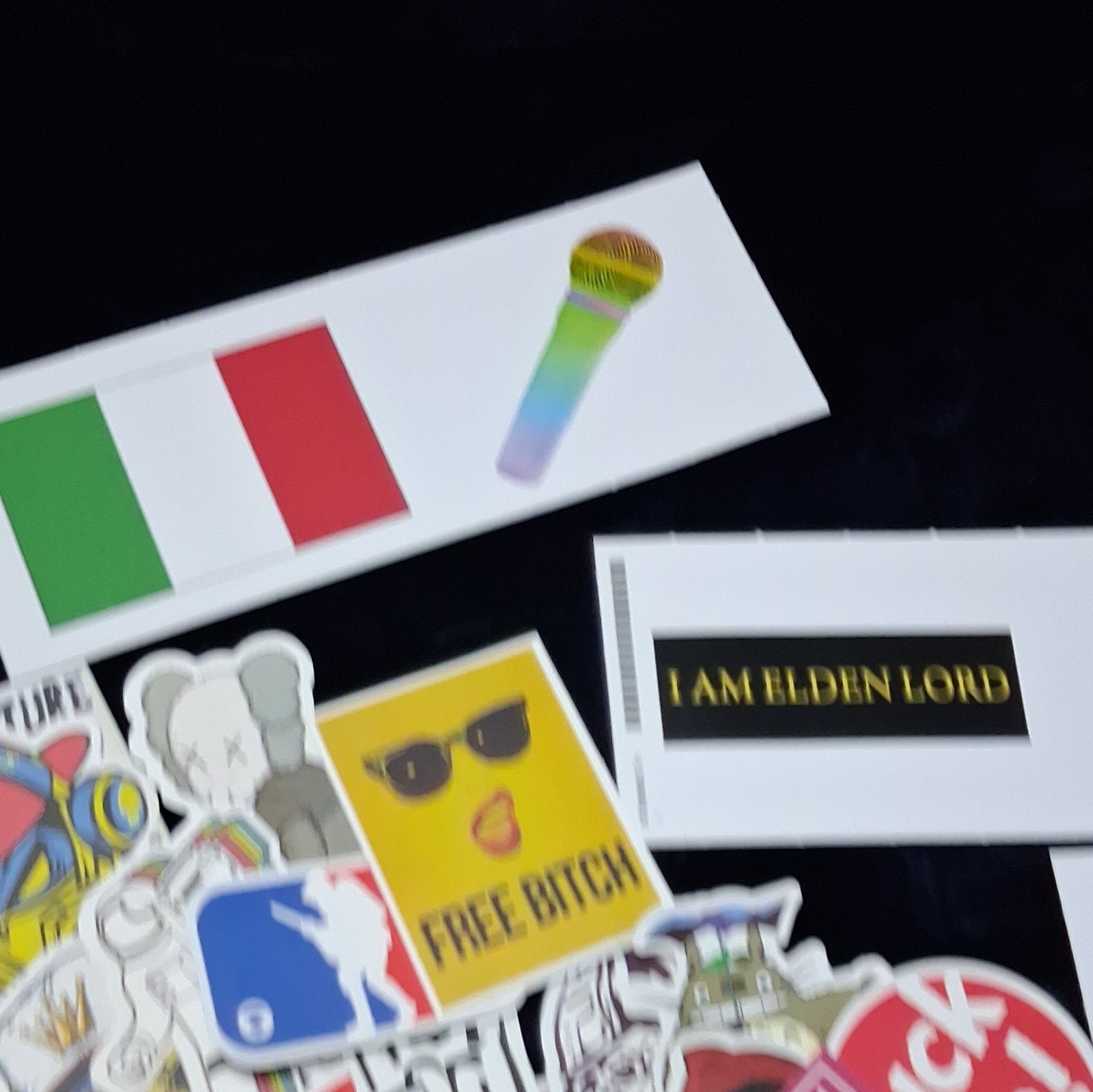 Assorted Music Sticker Lot, Multicolor Mixed Designs & Decals