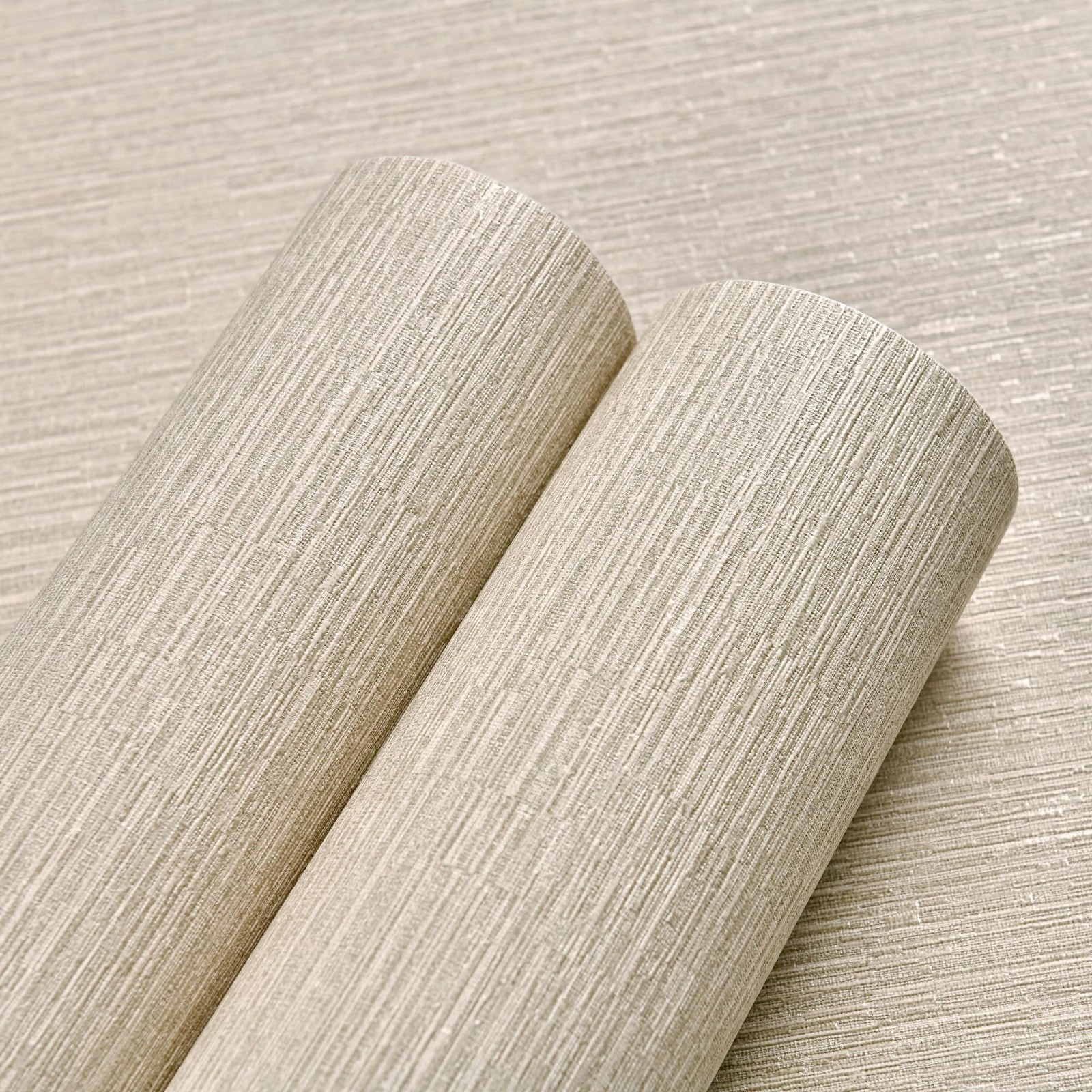 Haimin Grasscloth Wallpaper Peel and Stick 20.9in X 393in Fabric Contact Pape…