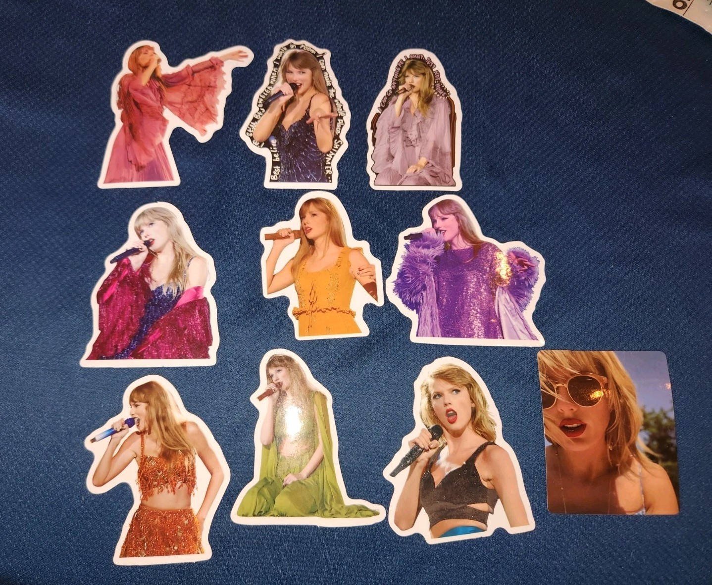 10 Taylor Swift Microphone Stickers, Swiftie, Laptop Stickers, Swiftie Decals