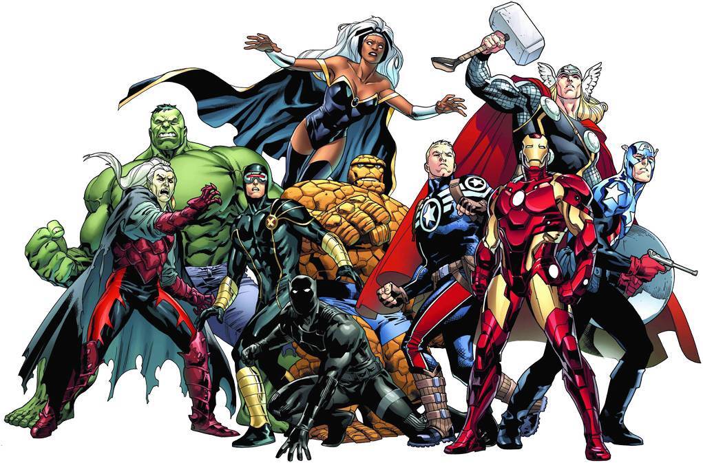 MARVEL COMICS GROUP Decal Removable WALL STICKER Home Decor Art X-Men Avengers
