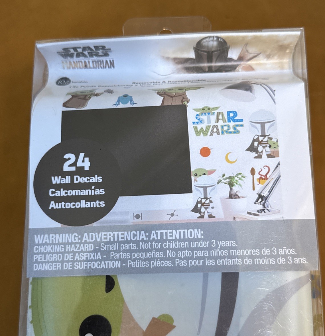 Roommates Baby Yoda Grogu Illustrated Peel and Stick Wall Decals RMK4805SCS