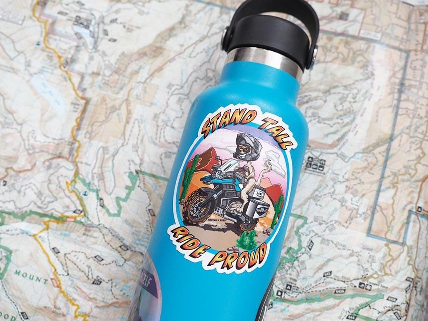 Meerkat Moto Artwork Sticker