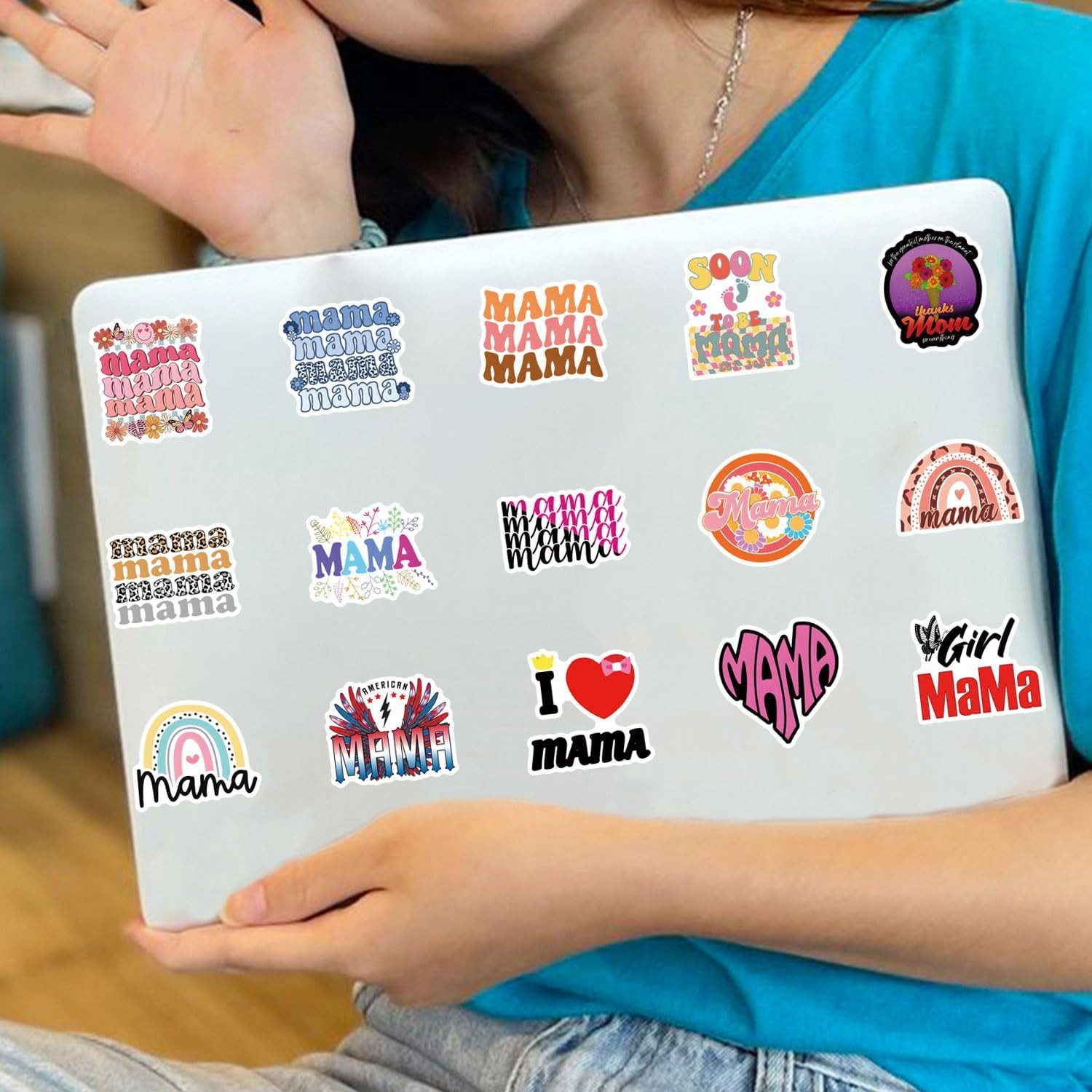122Pcs Aesthetic Waterproof Vinyl Stickers for Bottles, Laptops, Phones, and Mor