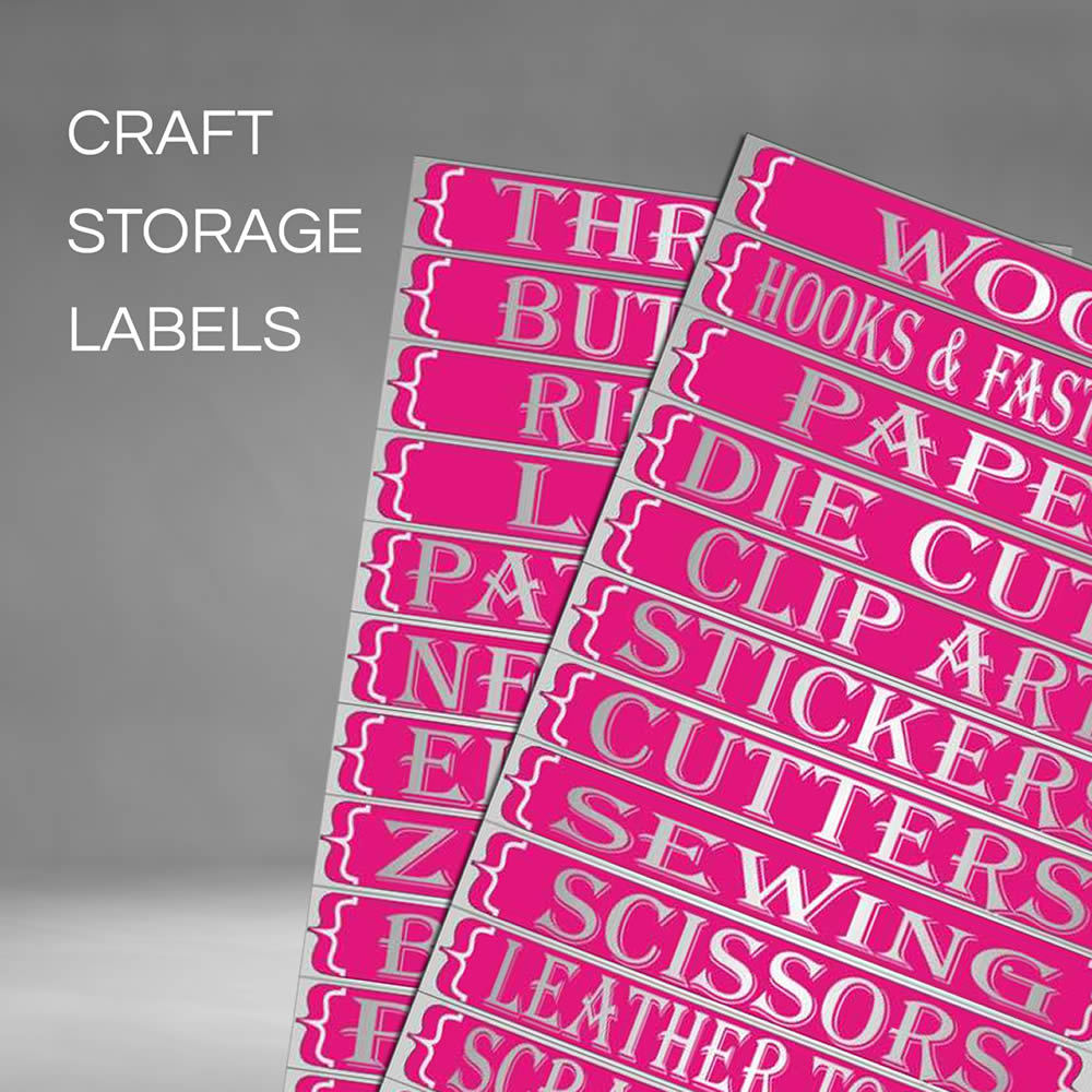 Ladies Edition Combo Deal Labels to Organize Tools, Boxes & more fast & easy