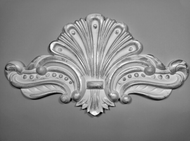 Plaster Ornament in Gold, Silver, Bronze etc. Relief, Decoration "Athene"