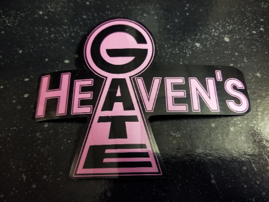 ♆ Heaven's Gate Cult 5 x 4" Waterproof Vinyl Sticker [💪 HQ Durability!] Nike