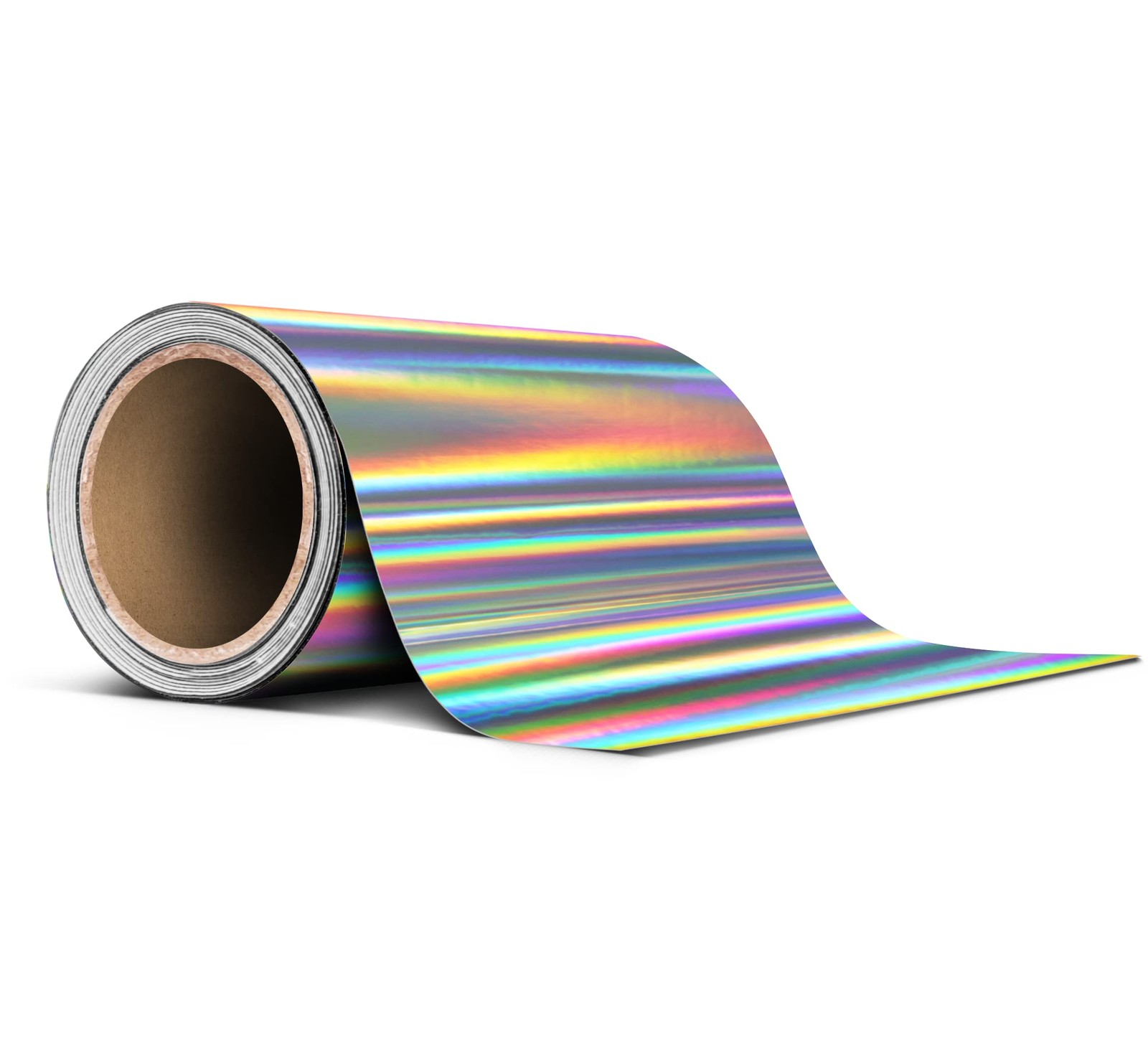 VViViD Silver Holographic Chrome Air-Release Vinyl Tape Roll 4in x 20ft