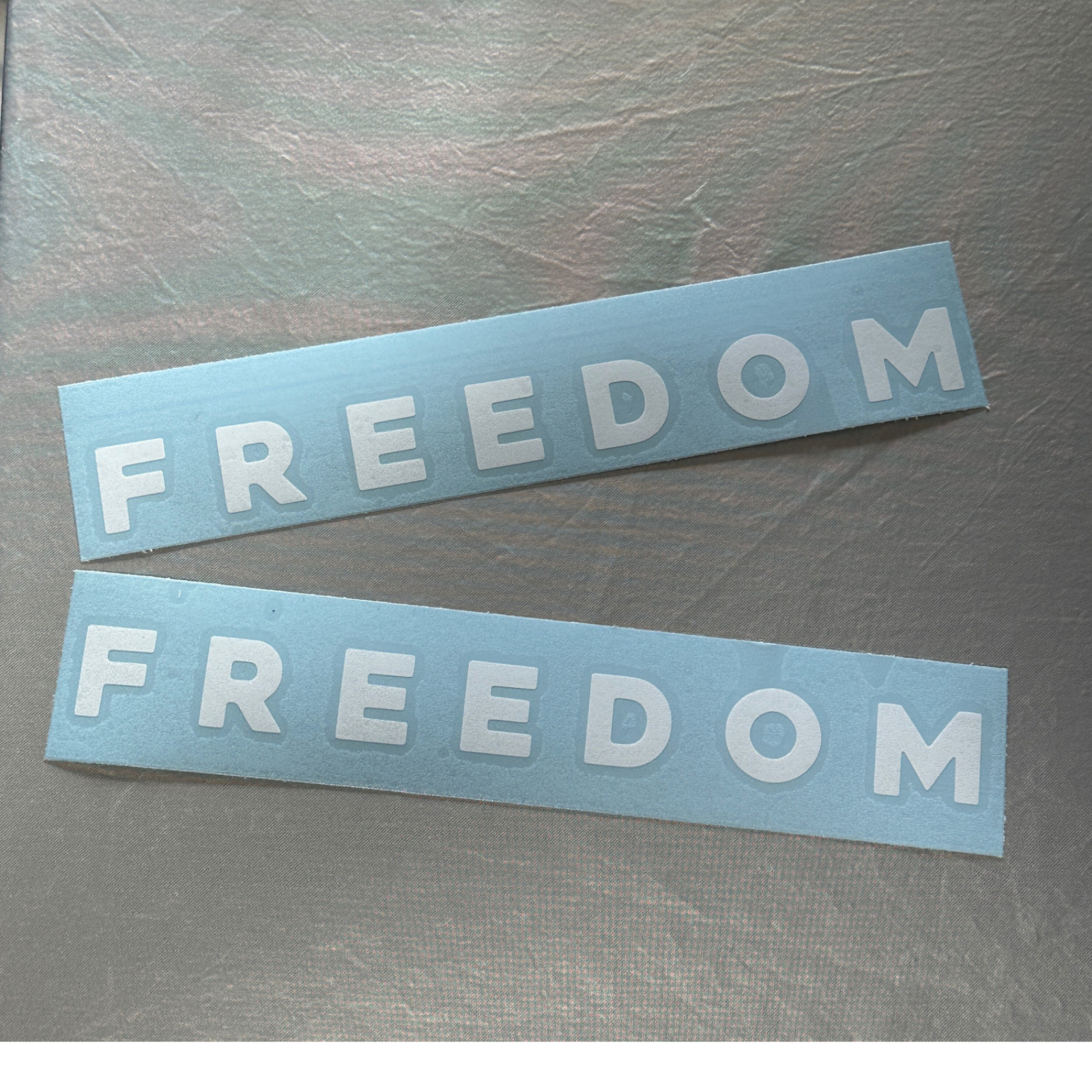 Charlie Kirk FREEDOM 2-PACK 8" Vinyl Decals. True American Patriot.