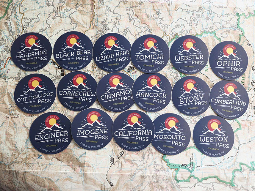 Colorado Pass Sticker Pack – Set of 35+ Decals