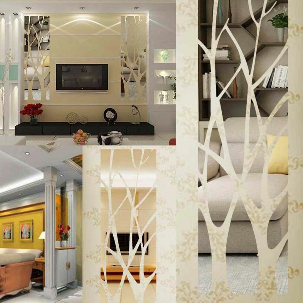 Self-Adhesive Mirror Wall Decals – Ideal for Bathrooms, Space-Expanding Decor