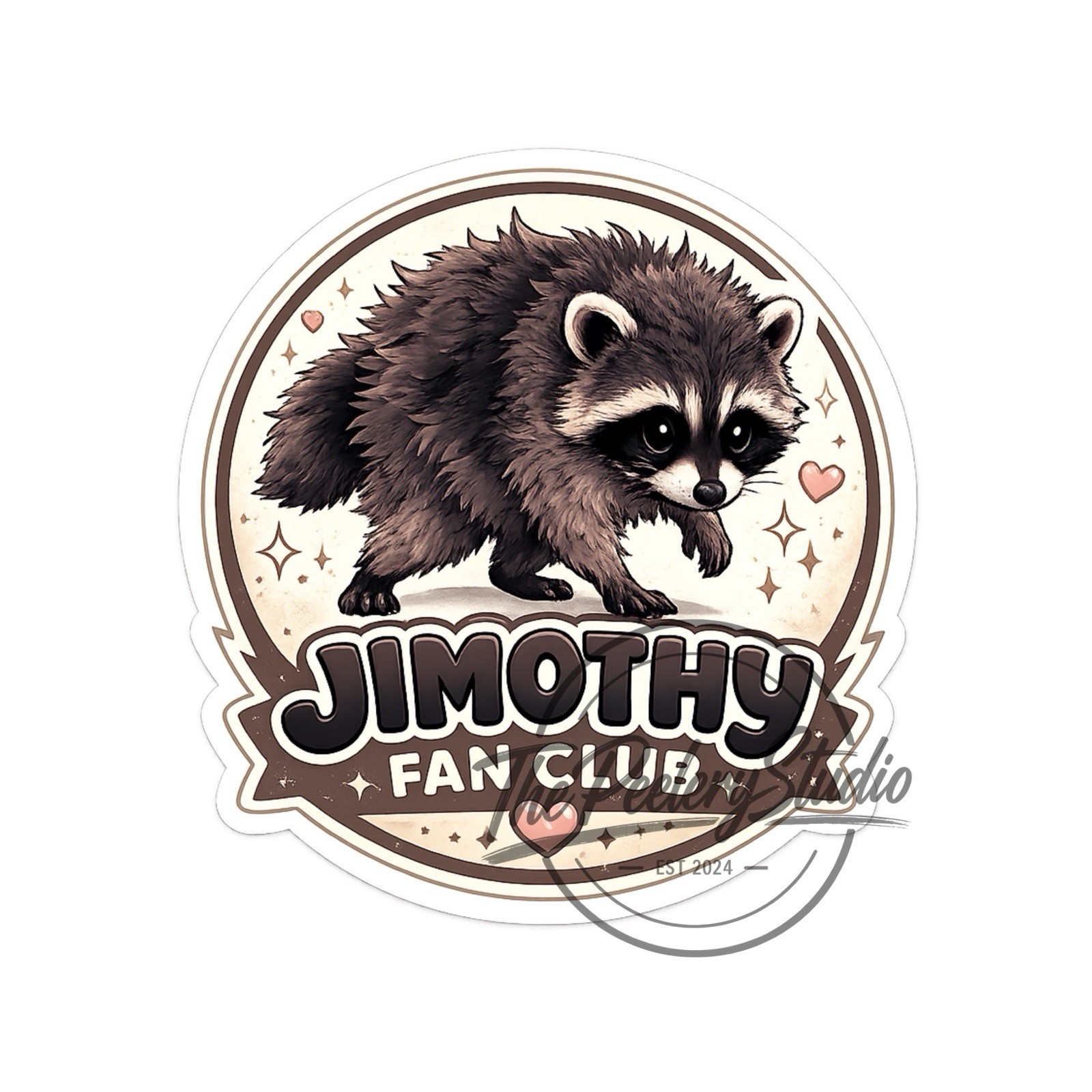 Jimothy Fan Club Vinyl Sticker Laptop Mirror Tumblr Locker