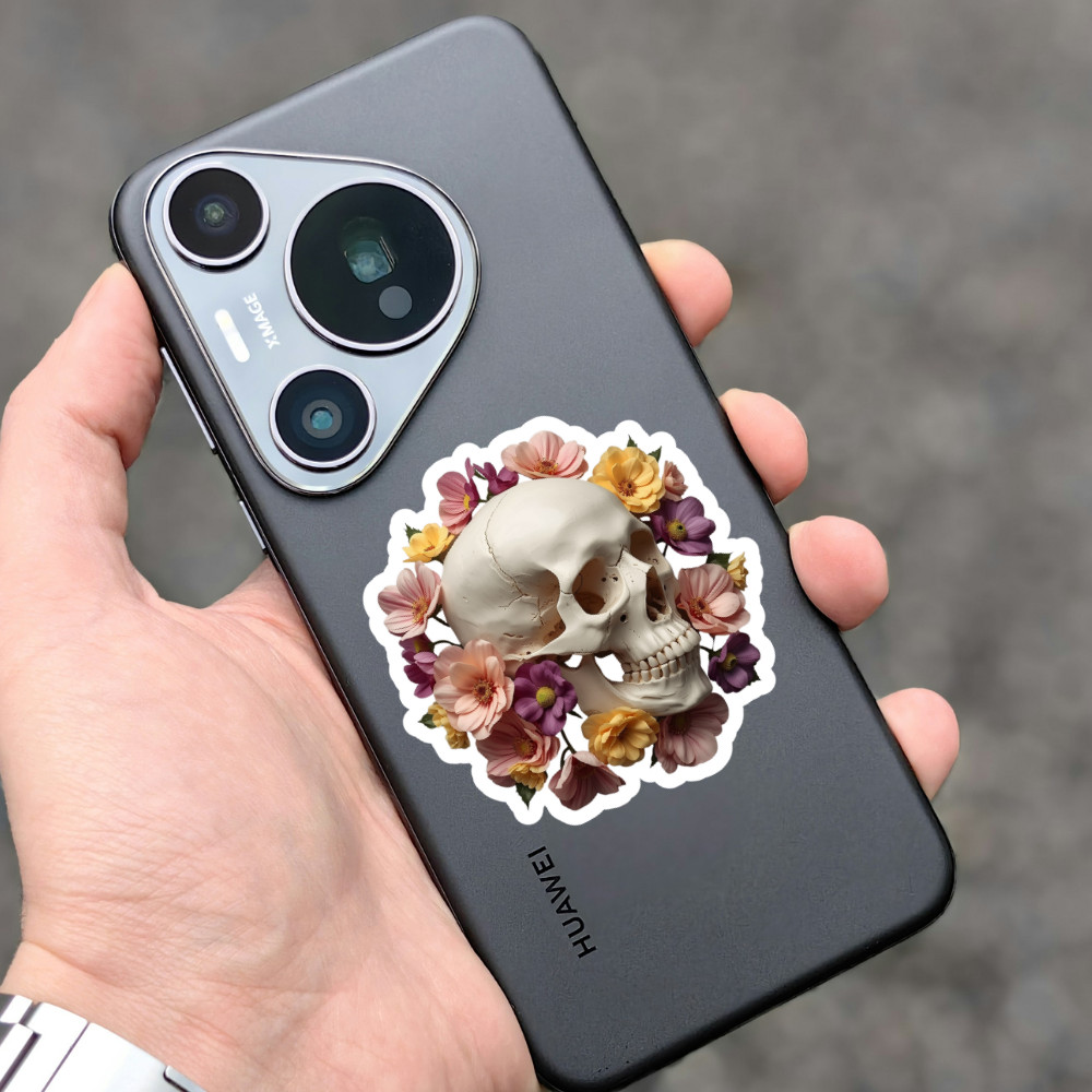 SKULL STICKER DECAL VINYL WATERPROOF Laminated Glossy Matte NEW