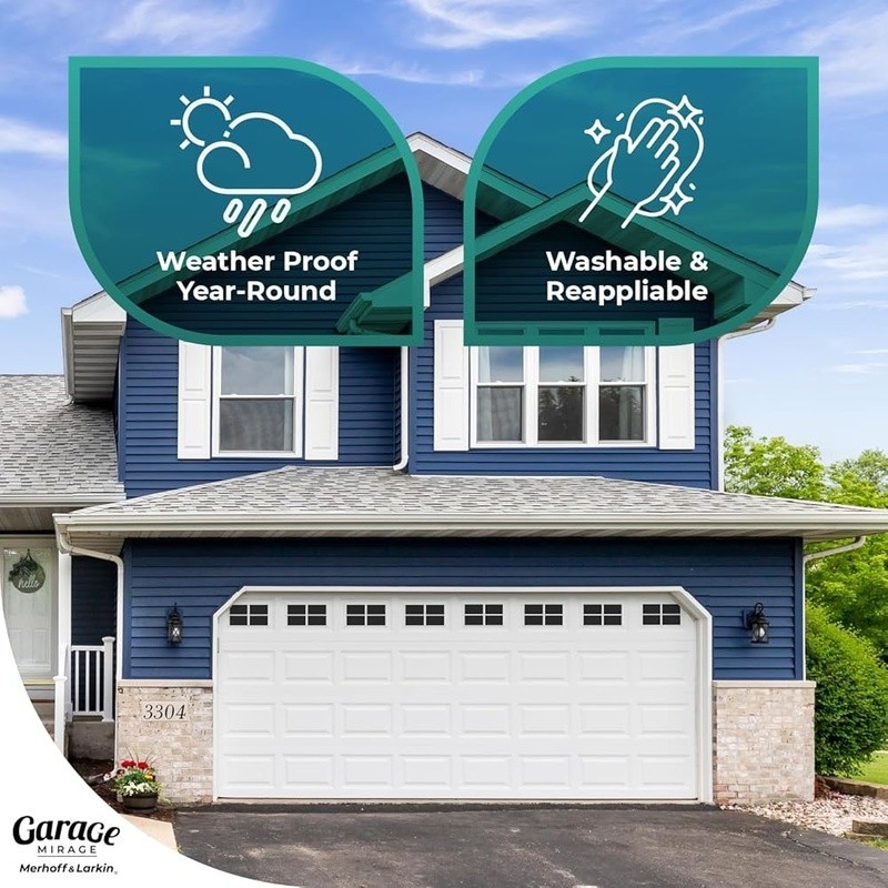 Garage Window Magnet Set 32 Self Adhesive Decorative Faux Windows Upgrade New