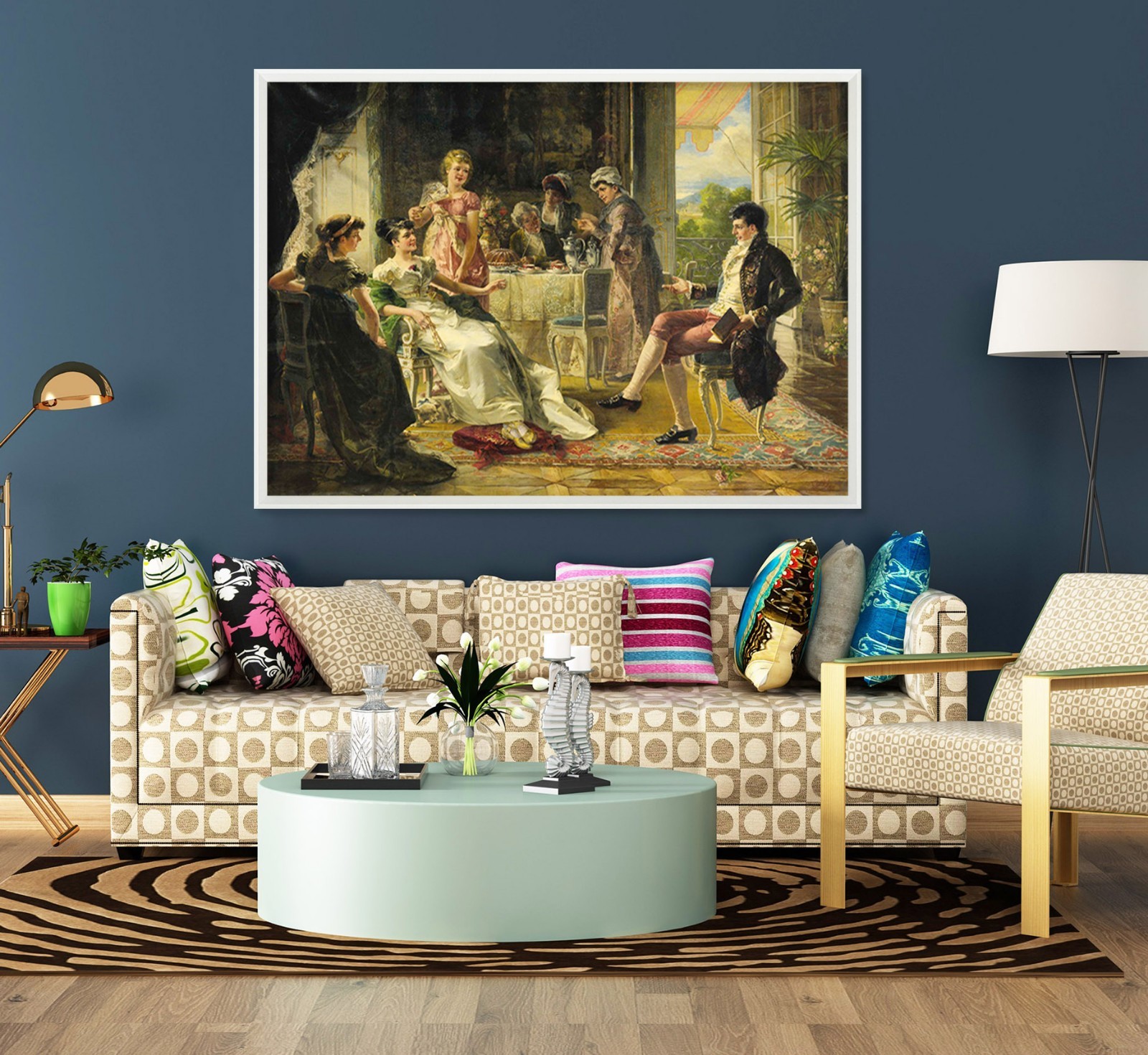 3D Warm Party 5 Framed Poster Home Decor Print Painting Art AJ WALLPAPER