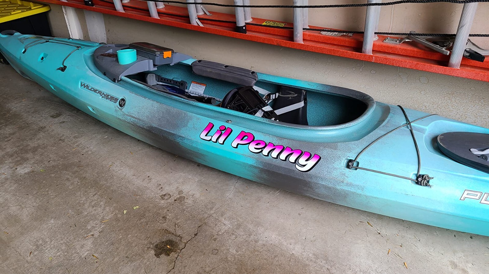 Boat Name Decal 2×12" / Custom Hull Graphic / Premium Marine Vinyl Lettering GR
