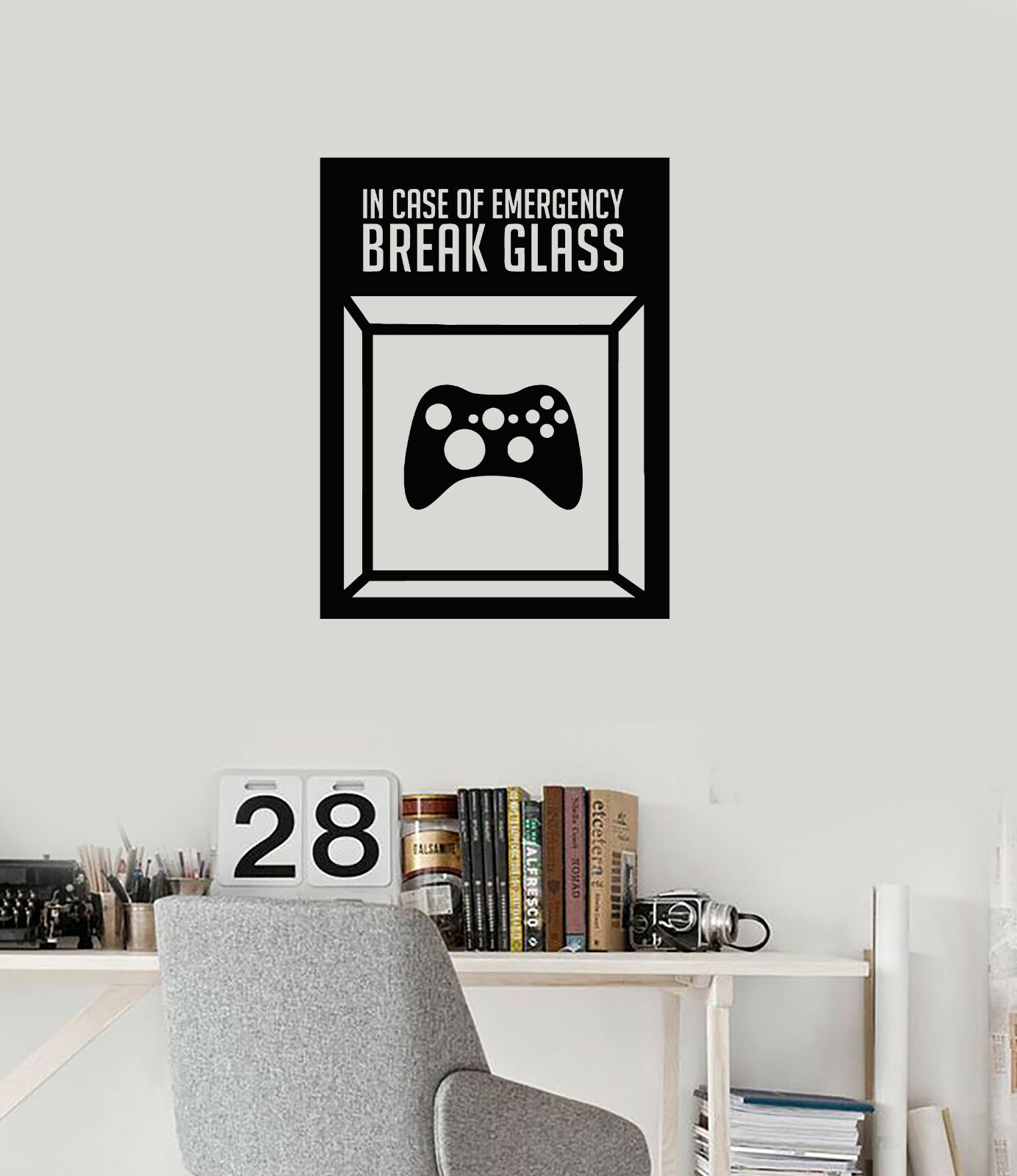 Vinyl Wall Decal Gamer Room Art Idea Joystick Video Games Sticker Mural (ig5288)