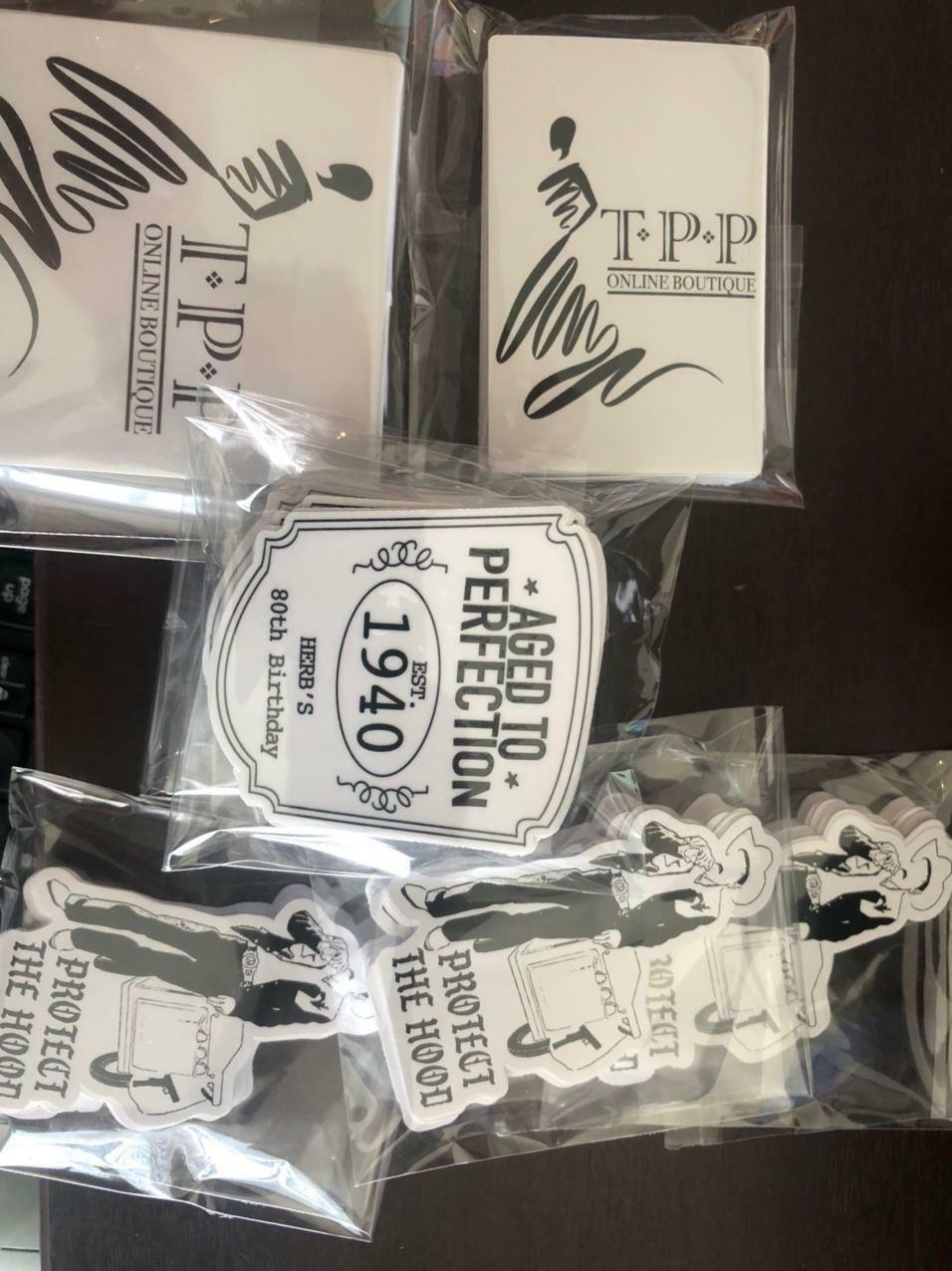 Custom logo stickers – bulk custom stickers labels – waterproof sticker