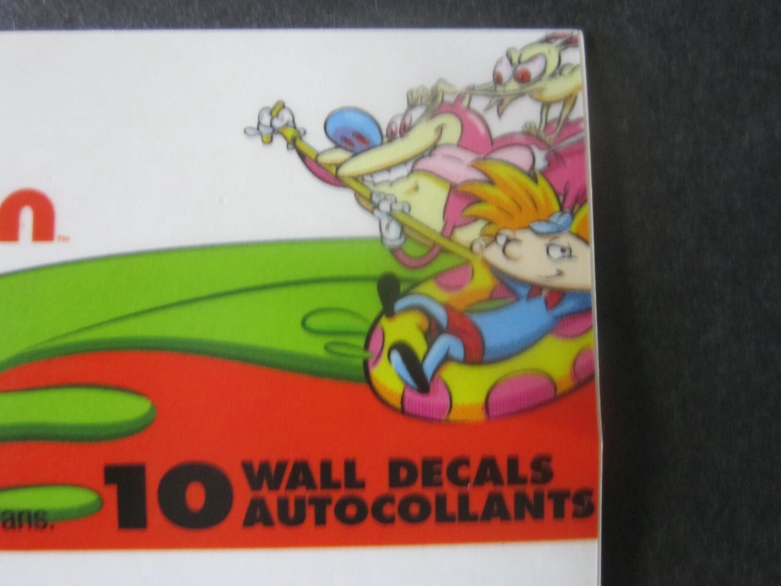 Nickelodeon Colorful Rugrats 10 Repositionable Wall Decals Made In USA