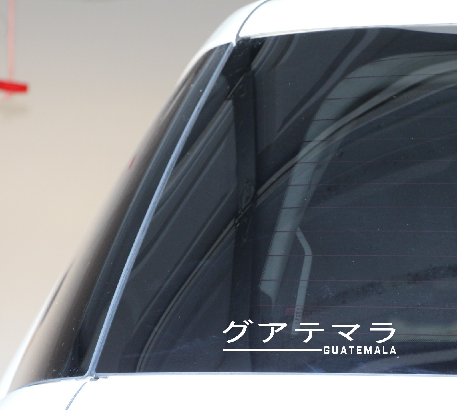GUATEMALA Decal Japanese Sticker JDM Stance Lowered Drift AKINA Japan TRD