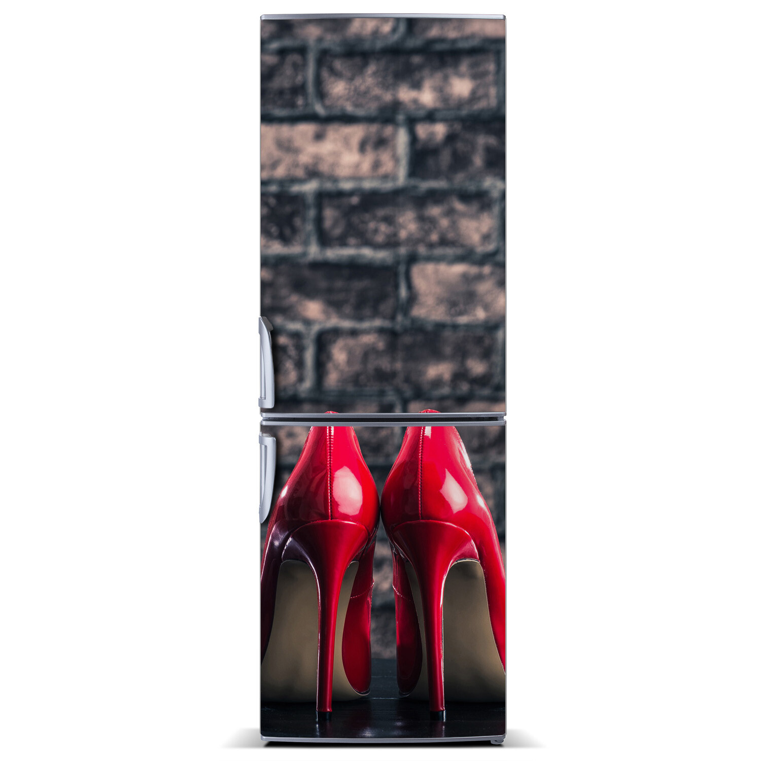 Magnet Sticker Refrigerator removable Peel & Stick Decal Sensuality Red heels