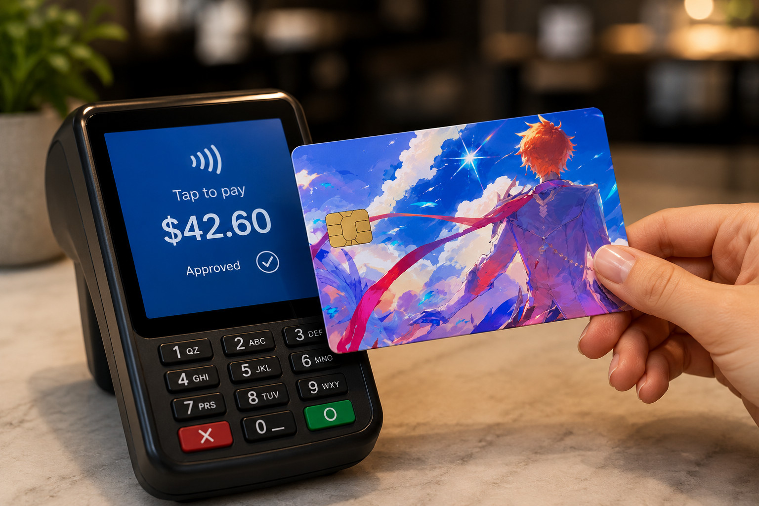 Tartaglia Distant Star Genshin Impact (Childe) Debit Card Credit Card Skin