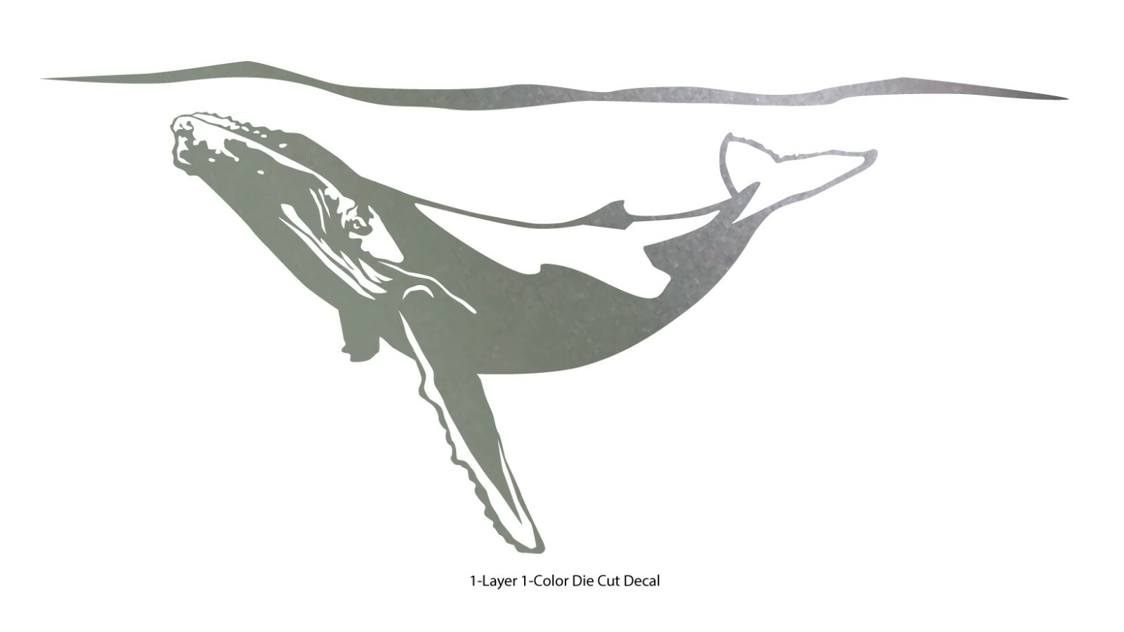 Sea life – Ocean Gray Whale 3 Outdoor Window Decal Vinyl Sticker 6Yrs Film