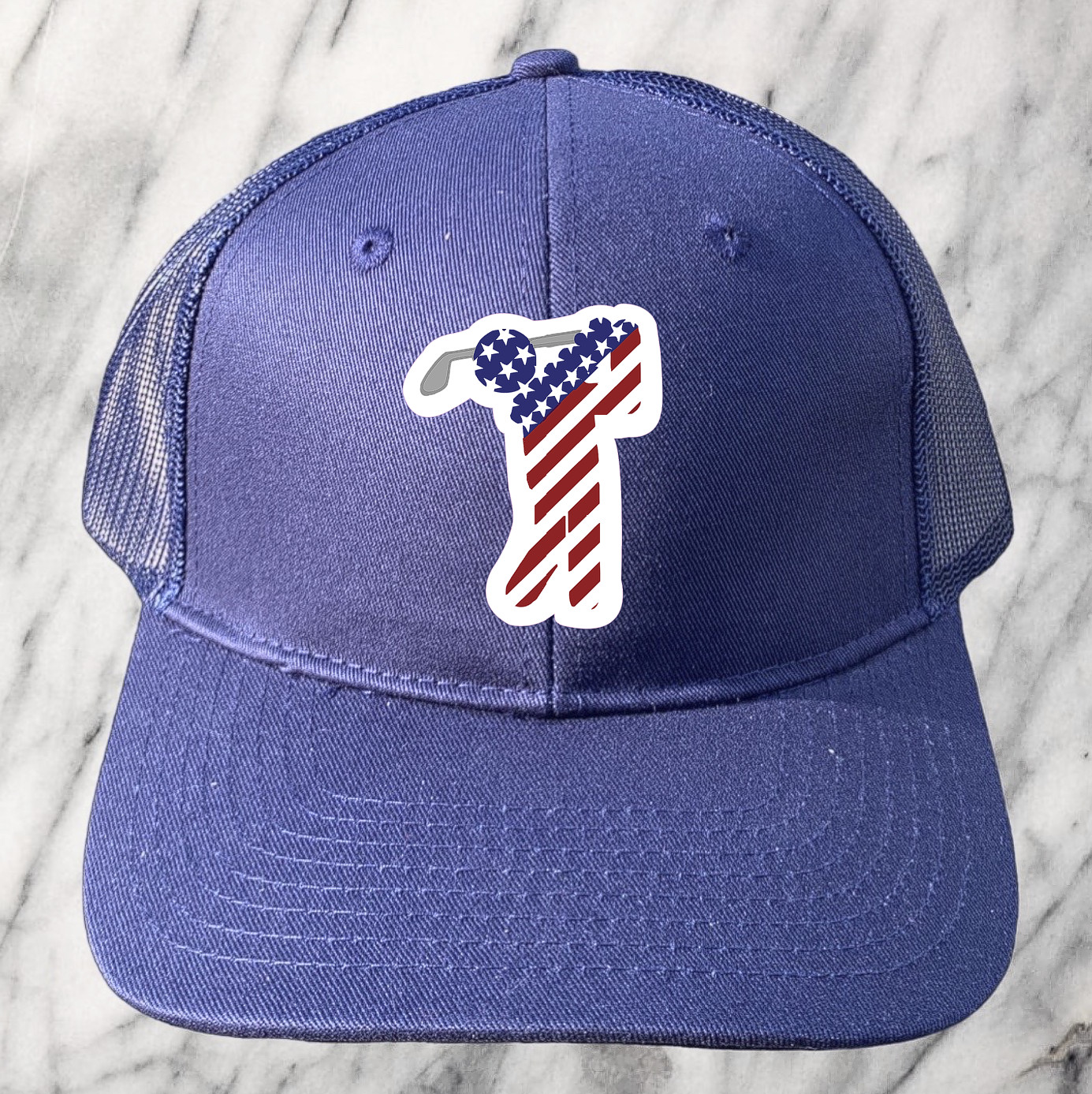 Golf Sticker USA Flag America Waterproof – Buy Any 4 For $1.75 Each Storewide!