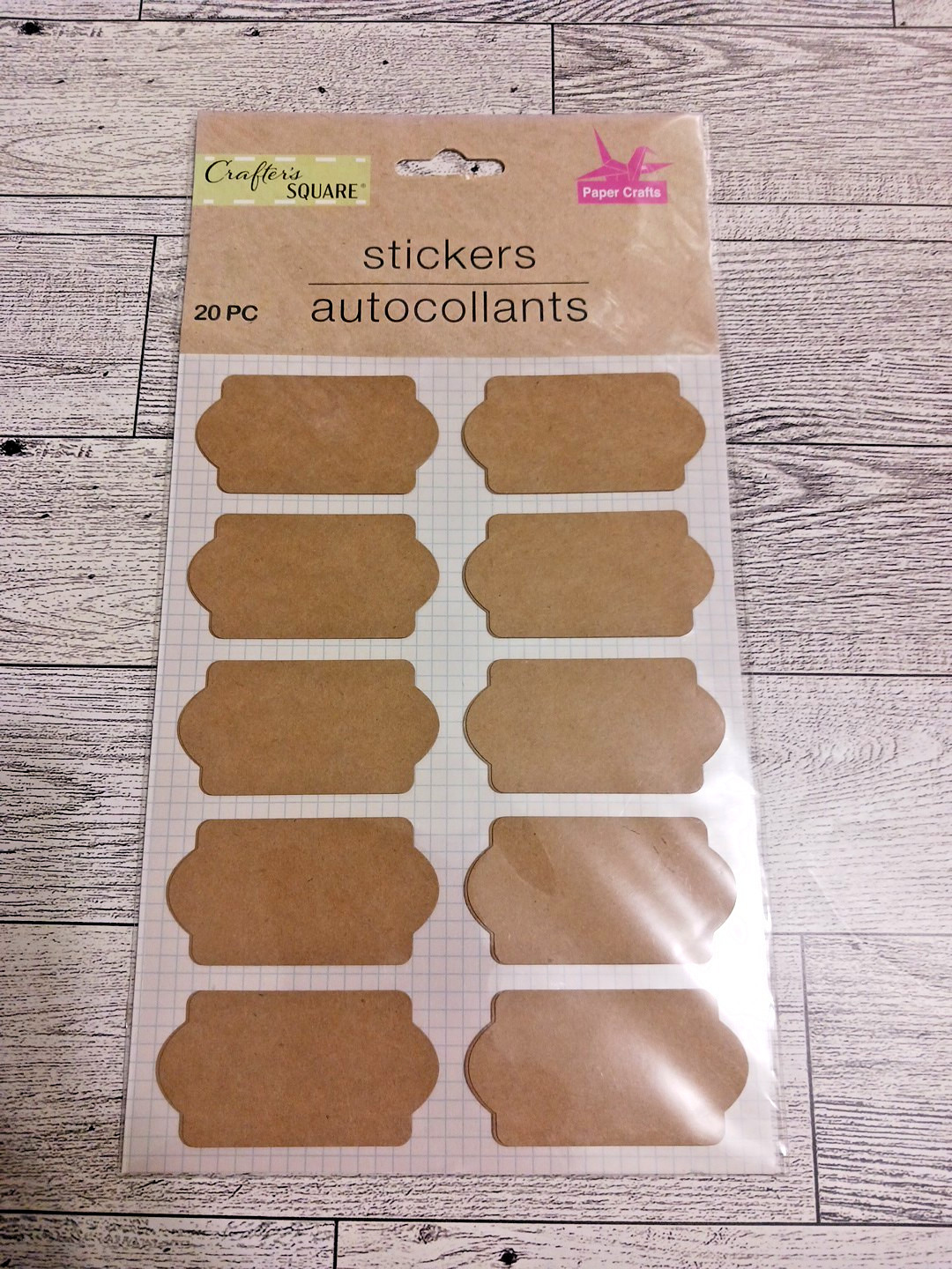 Sticker Labels 178 craft paper stickers. Labels for jars, bottles, containers.