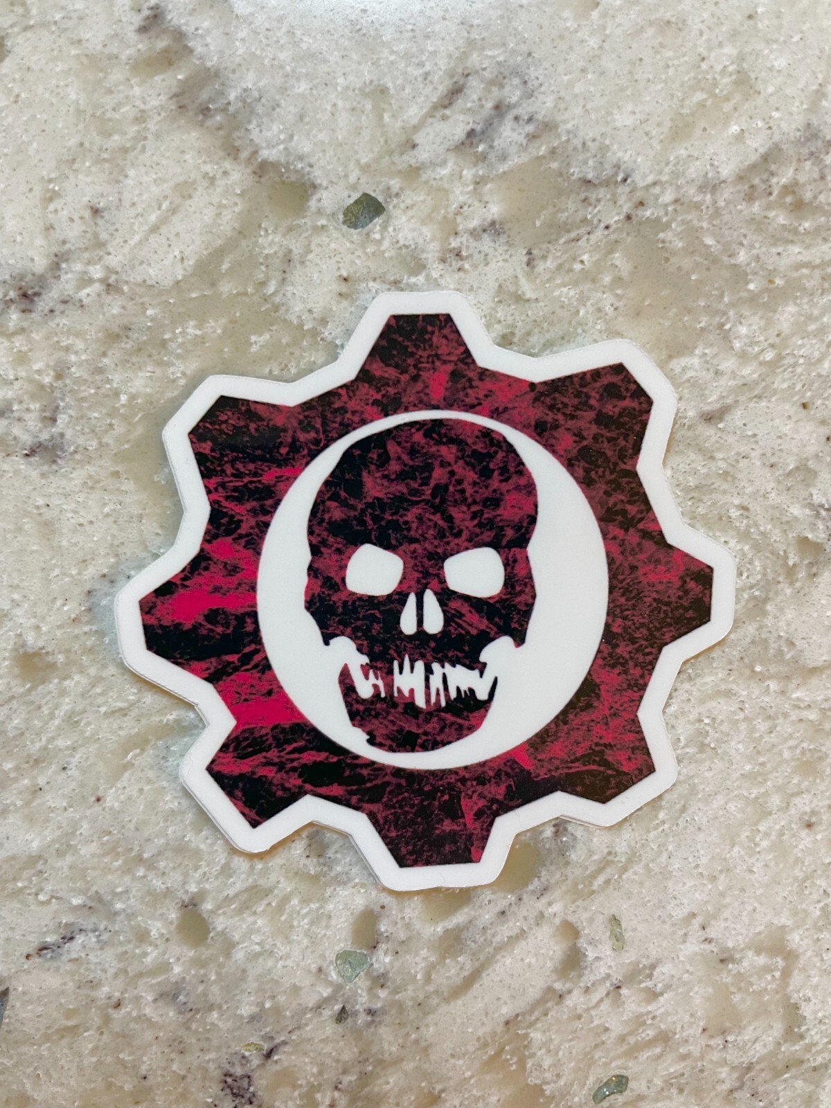Gears of War Logo Sticker l Gloss or Holographic l Waterproof Decal