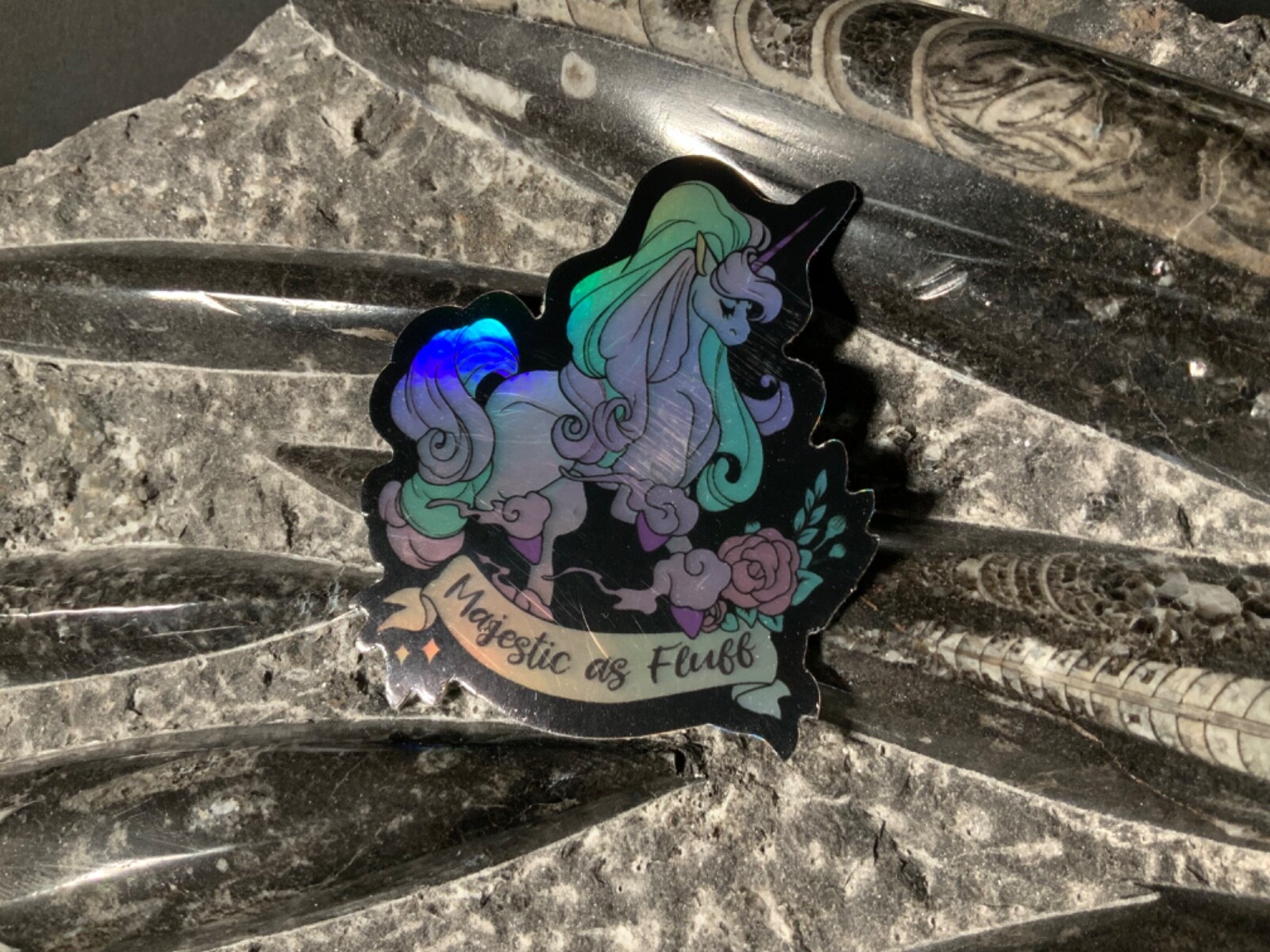 Galarian Rapidash Vinyl Sticker 3” Pokémon Holographic My Little Pony Horse Go