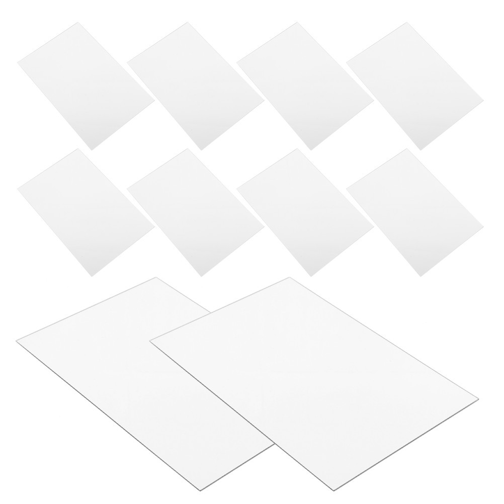10 Pcs Self-adhesive Reflector Mirror Decorative Sticker Wall Decals