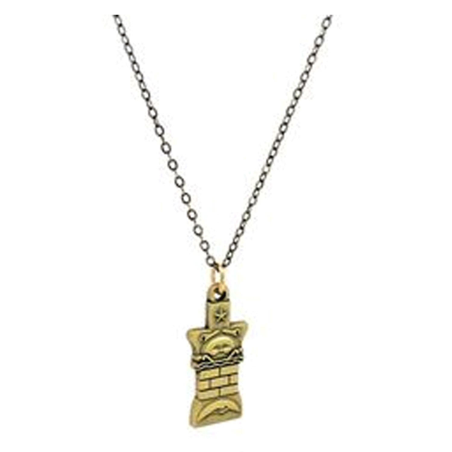J13 Necklace Nauvoo Temple Pillar Gold Mormon One Moment In Time LDS CTR