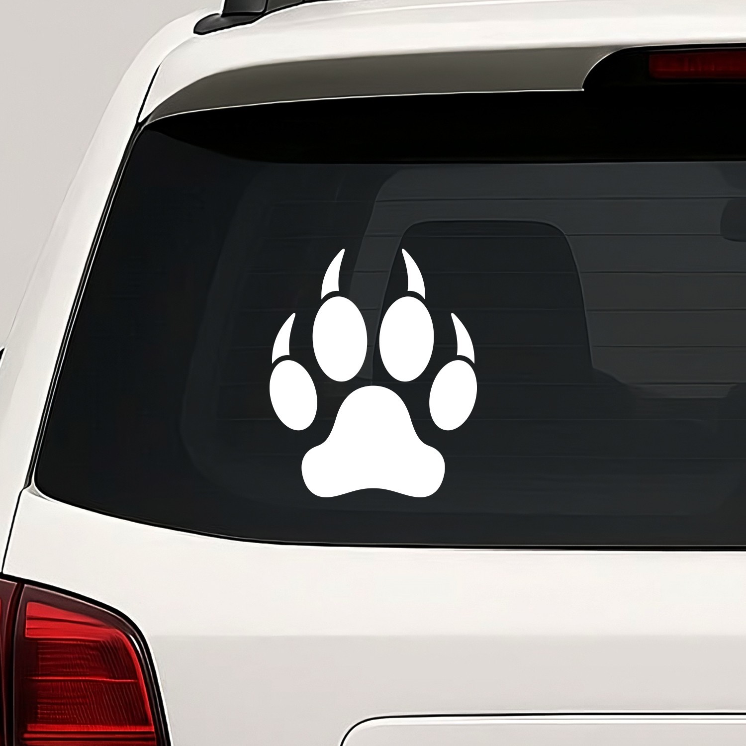 Wolf Paw Print Vinyl Die Cut Decal Sticker – Dog Werewolf Claws