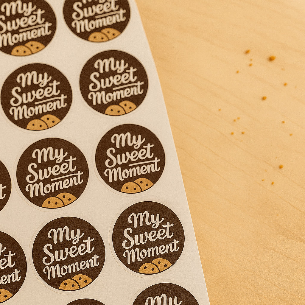 100 Small Business Packaging Stickers Custom Logo Labels 2" Matte or Glossy