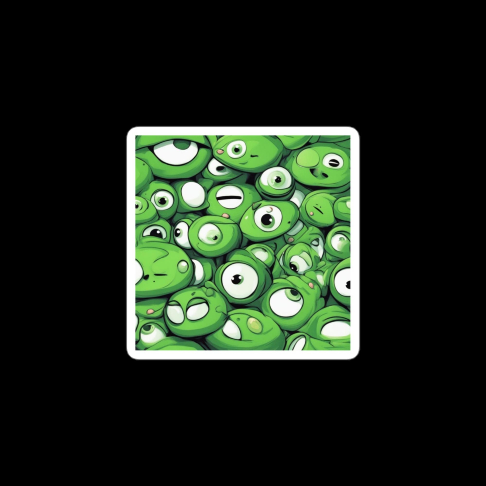 green monster sticker