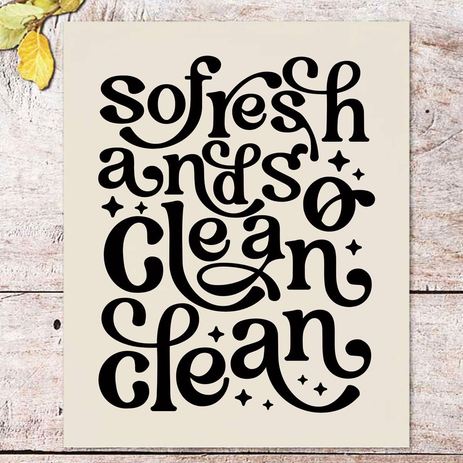 So Fresh and so Clean Clean, Bathroom Wall Decor, 70s Posters, Shelf Decor, F…