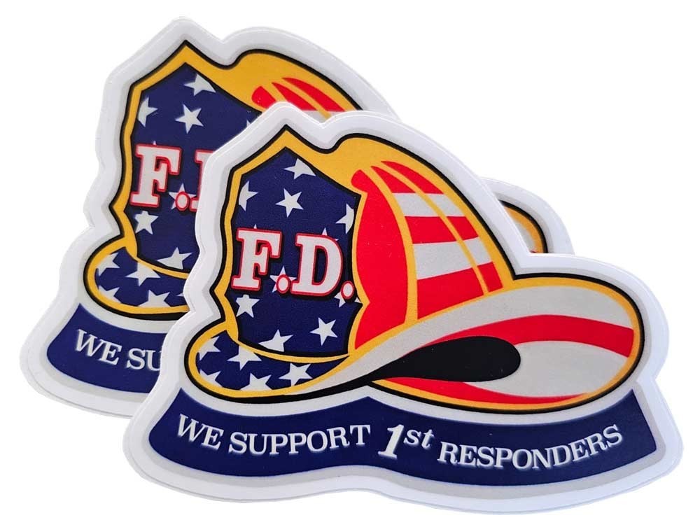 Fire Department Decal – We Support 1st (First) Responders