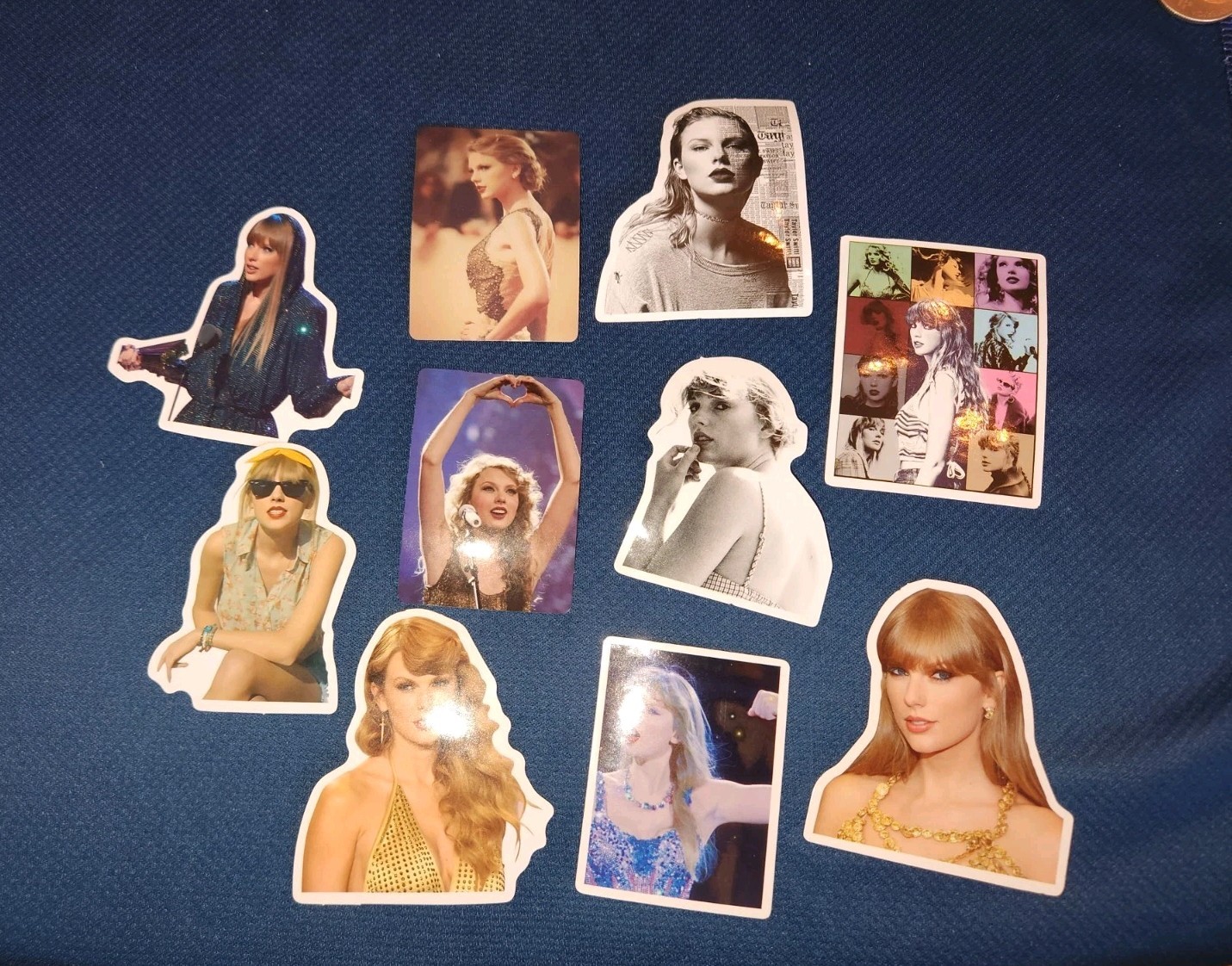 10 Taylor Swift Face Stickers, Swiftie Stickers, Laptop Stickers, Swiftie Decals