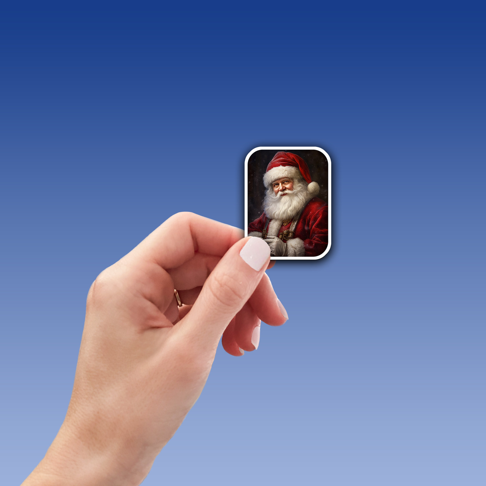 Santa Claus Vinyl Sticker – Bring the Magic of Christmas Anywhere