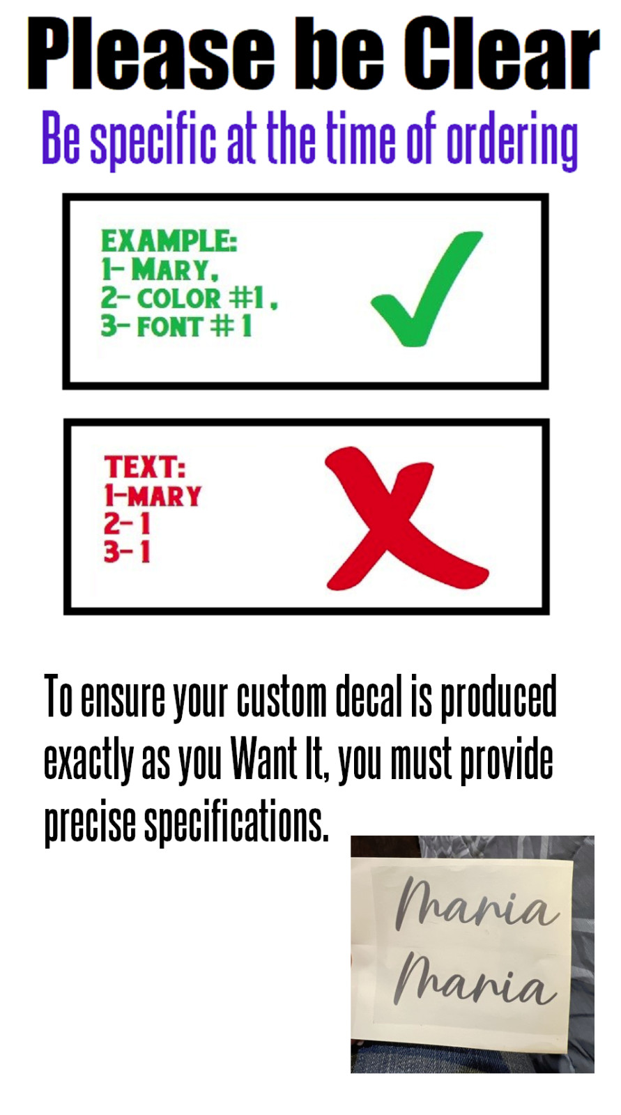 Text Decal Vinyl Lettering Personalized Sticker Business Sign Name CUSTOM MADE(2