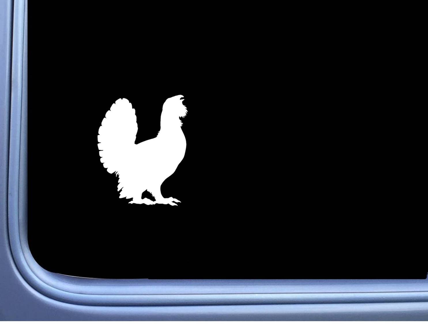 Grouse plain L781 6 inch Sticker bird hunting vest pointer Decal